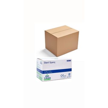 Tules 7.5x7.5 cm 100 Adet 60 Paket Spanç Non-Woven Kumaş Emici Kompres