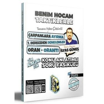Tüm Adaylar İçin Taktiklerle Çarpanlara Ayırma Denklemler Oran Orantı Konu Anlatımlı Soru Fasikülü - Benim Hocam Yayınları