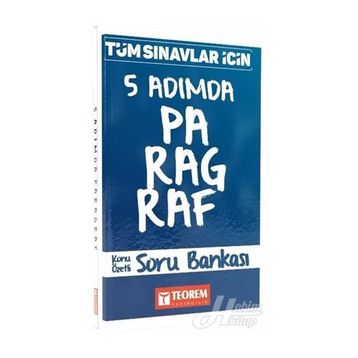 Tüm Sınavlar İçin 5 Adımda Paragraf Konu Özetli Soru Bankası Kollektif Teorem Yayıncılık