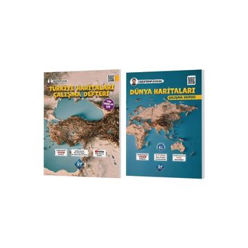 Tüm Sınavlar İçin Coğrafyanın Kodları Türkiye Haritaları Çalışma Defteri - KR Akademi