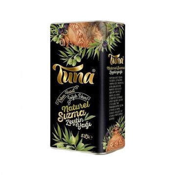 Tuna 5 lt Teneke Erken Hasat Soğuk Sıkım Zeytinyağı