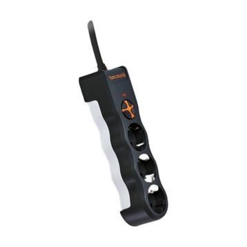 Tunçmatik TSK19010 3'lü 1050 J 1.5 mt Siyah Powersurge Akım Korumalı Priz