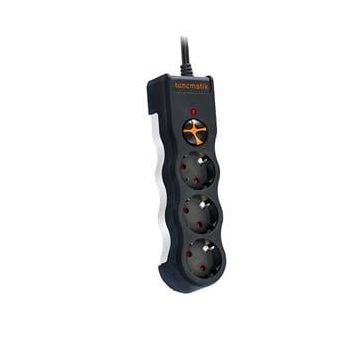 Tunçmatik TSK19010 3'lü 1050 J 1.5 mt Siyah Powersurge Akım Korumalı Priz