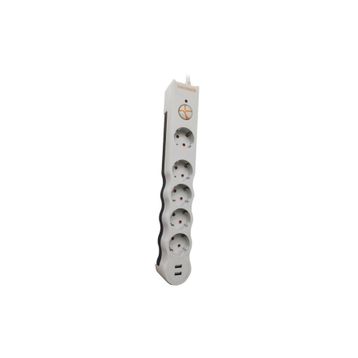 Tunçmatik TSK5015 Powersurge 5+ USB Girişli Akım Korumalı Priz