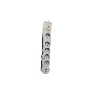 Tunçmatik TSK5015 Powersurge 5+ USB Girişli Akım Korumalı Priz