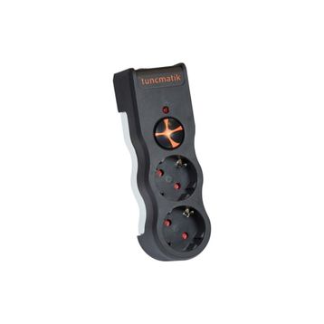 Tunçmatik TSK5081 Powersurge 2 İkili Siyah Akım Korumalı Priz