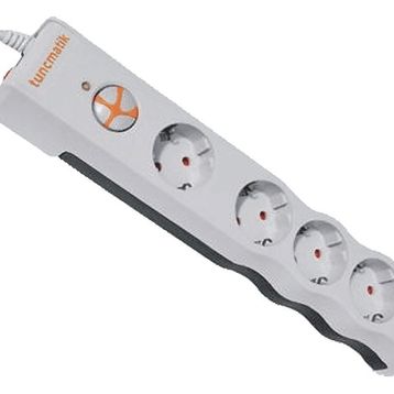 Tunçmatik TSK6134 Powersurge 1050 Joule Enerji Koruma Beyaz 5'li Priz
