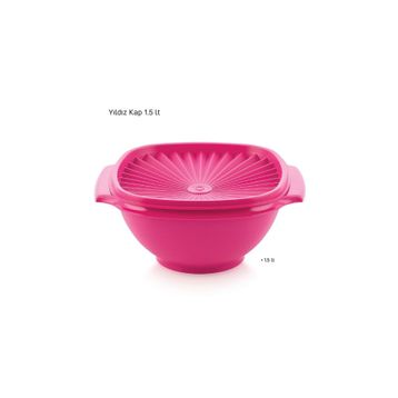 Tupperware 1,5 lt Yıldız Kapak Mayalama Kabı