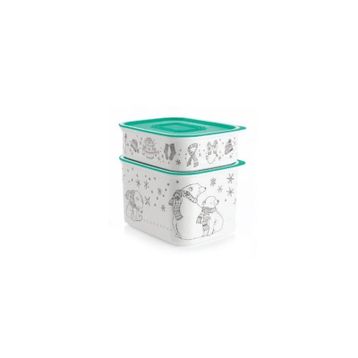 Tupperware 2'li 500-1.3 lt Su Kutup Yıldızı Saklama Kabı