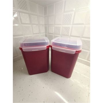 Tupperware 2x5.5 lt Özel Kare Saklama Kabı