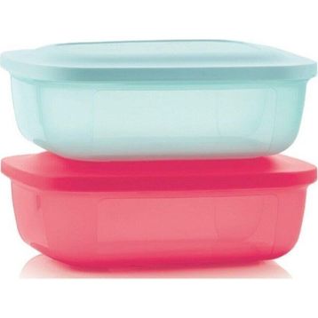 Tupperware 2x500 ml Dikdörtgen Saklama Kabı