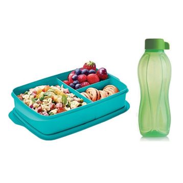 Tupperware 3 Bölmeli 1 lt Beslenme Kutusu 500 ml Suluk