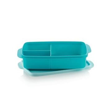 Tupperware 3 Bölmeli 1 lt Beslenme Kutusu