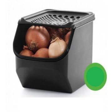 Tupperware 3 lt Siyah Soğan Sarımsak Saklama Kabı