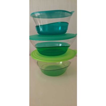 Tupperware 3'lü Damla Saklama Kabı