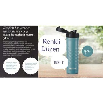 Tupperware 430 ml Deniz Mavisi Termos