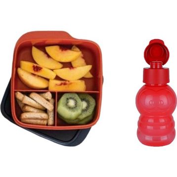 Tupperware 550 ml Bölmeli Beslenme Kutusu 350 ml Suluk