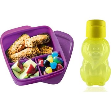 Tupperware 550 ml Bölmeli Beslenme Kutusu 350 ml Suluk