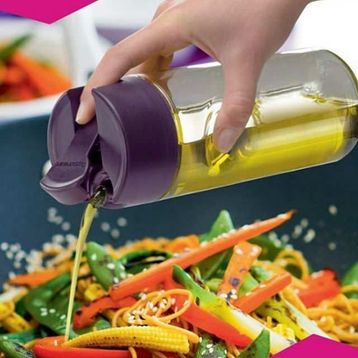 Tupperware 600 ml Kırmızı Duru Yağdanlık