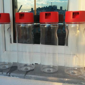 Tupperware 600 ml Kırmızı Duru Yağdanlık