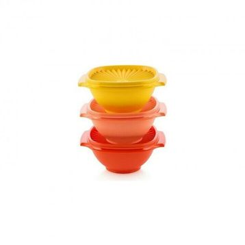 Tupperware 830 ml 3'lü Yıldız Kap