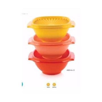 Tupperware 830 ml 3'lü Yıldız Kap