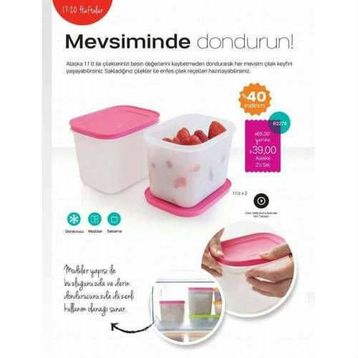 Tupperware Alaska 1 lt Saklama Kabı