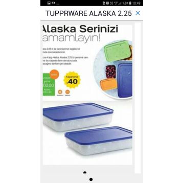 Tupperware Alaska 2.25 lt Saklama Kabı