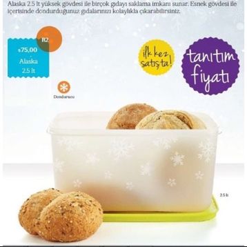 Tupperware Alaska 2,5 lt Saklama Kabı
