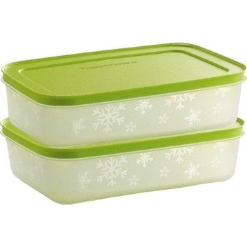 Tupperware Alaska 2x1 lt Yeşil Saklama Kabı