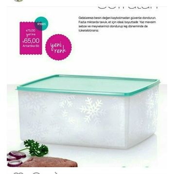 Tupperware Alaska 6 lt Saklama Kabı