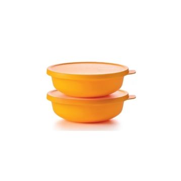 Tupperware Aloha 2'li 450 ML Turuncu Saklama Kabı