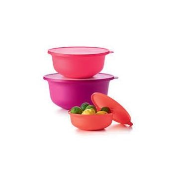 Tupperware Aloha 3'lü Saklama Servis Hazırlık Kabı