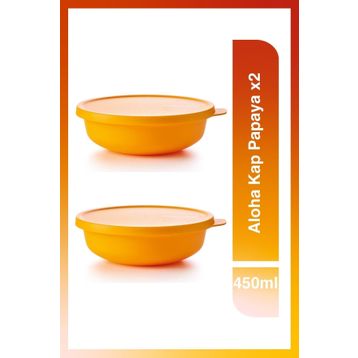 Tupperware Aloha 450 ml Turuncu Saklama Kabı