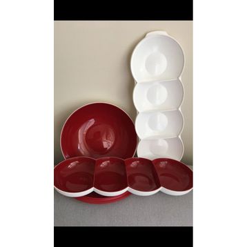 Tupperware Berrak 4'lü Bambu Servis Kabı Seti
