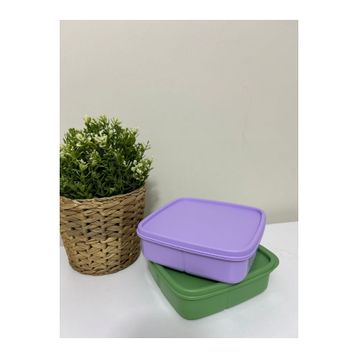 Tupperware Bölmeli 2 Adet 550 ml Beslenme Kutusu