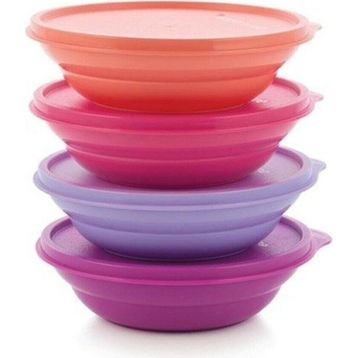 Tupperware Bonibon 4'lü Morlu 500 ml Kase