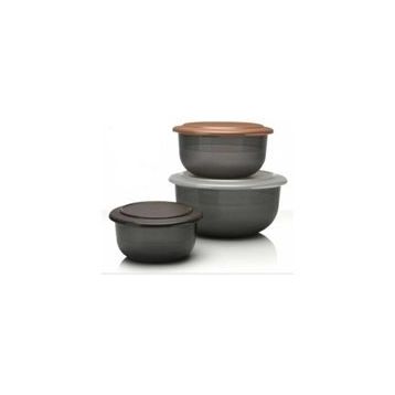Tupperware Bordo 3'lü Kristalin Saklama Kabı