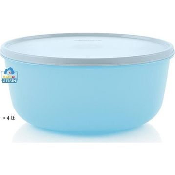Tupperware Büyük Şeker 4 lt Mavi Saklama Kabı