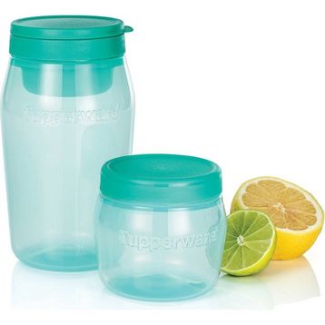 Tupperware Çok Amaçlı Kavanoz 2'li 825-325 ml Saklama Kabı