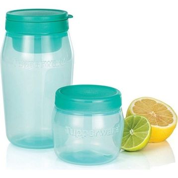 Tupperware Çok Amaçlı Kavanoz 2'li 825-325 ml Saklama Kabı
