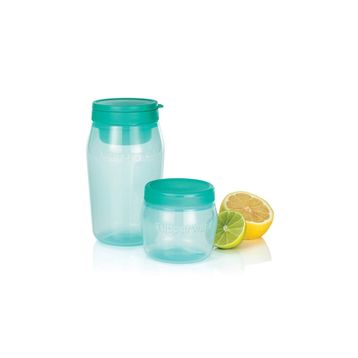Tupperware Çok Amaçlı Kavanoz 2'li 825-325 ml Saklama Kabı