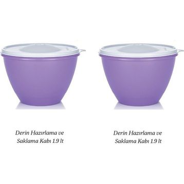 Tupperware Derin 2x1.9 lt Saklama Kabı