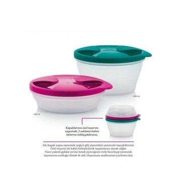Tupperware Düet 2'li 240-500 ml Saklama Kabı