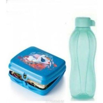Tupperware Eko 500 ml Şişe ve Bölmeli Beslenme Kutusu