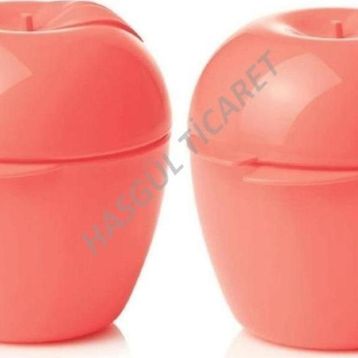 Tupperware Elma 2'li Saklama Kabı