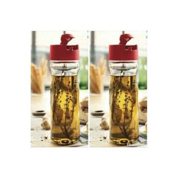 Tupperware Kırmızı 2'li 1 lt Duru Yağdanlık
