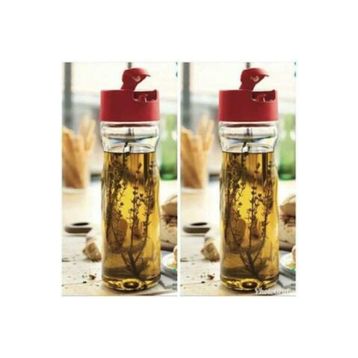 Tupperware Kırmızı 2'li 1 lt Duru Yağdanlık