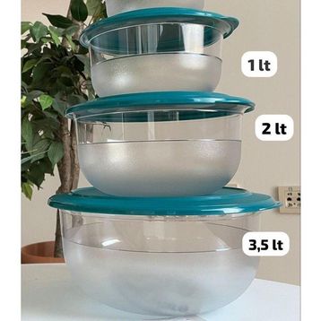 Tupperware Kristalin 3'lü 275 ml Saklama Kabı