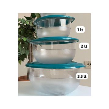 Tupperware Kristalin 3'lü 275 ml Saklama Kabı
